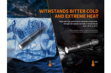 Image of Fenix Lighting PD36 TAC Lithium Ion 3000 Lumens Luminus SST70 LED Flashlight, Black, PD36TCBK