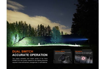 Image of Fenix Lighting PD36R V2.0 Lithium Ion 1700 Lumens Luminus SFT40 LED Flashlight, Black, PD36RV2BK
