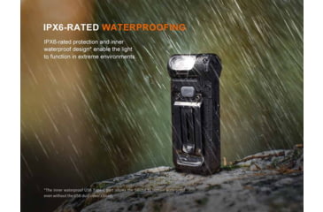 Image of Fenix Lighting SW05R-RED Lithium Ion 150 Lumens LED Flashlight, Black, SW05RRDBK