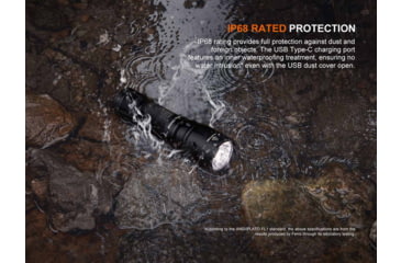 Image of Fenix Lighting TK05R Lithium Ion 1000 Lumens Osram CSLPM1.TG LED Flashlight, Black, TK05ROBK