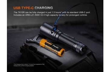 Image of Fenix Lighting TK15R Lithium Ion 3200 Lumens LED Flashlight