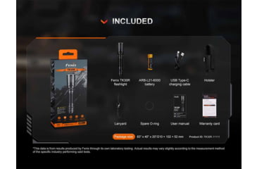 Image of Fenix Lighting TK30R Lithium Ion 500 Lumens Flashlight