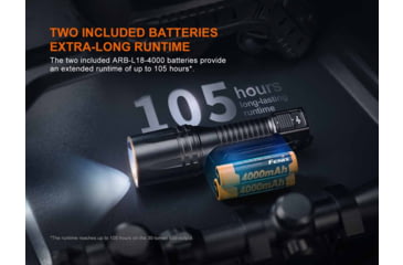 Image of Fenix Lighting TK35R Lithium Ion 5800 Lumens Luminus SFT25R LED, Luminus SST08 UV LED Flashlight, Black, TK35RSFBK