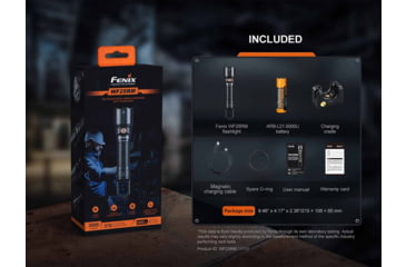 Image of Fenix Lighting WF25RM Lithium Ion 3000 Lumens Luminus SST70 LED Flashlight, Black, WF25RMBK
