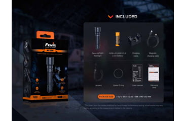 Image of Fenix Lighting WF26R Lithium Ion 3000 Lumens Luminus SST70 LED Flashlight, Black, WF26RXBK