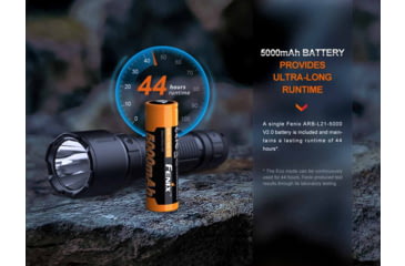 Image of Fenix Lighting WF26R Lithium Ion 3000 Lumens Luminus SST70 LED Flashlight, Black, WF26RXBK
