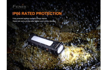Image of Fenix Lighting WT16R Lithium Ion 300 Lumens CREE XP-E2 LED, COB Flashlight, Black, WT16RXBK