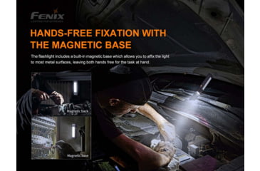 Image of Fenix Lighting WT16R Lithium Ion 300 Lumens CREE XP-E2 LED, COB Flashlight, Black, WT16RXBK