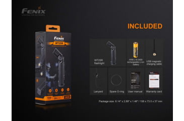 Image of Fenix Lighting WT25R Lithium Ion 1000 Lumens Flashlight