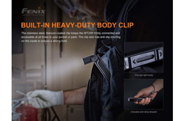 Image of Fenix Lighting WT25R Lithium Ion 1000 Lumens Flashlight