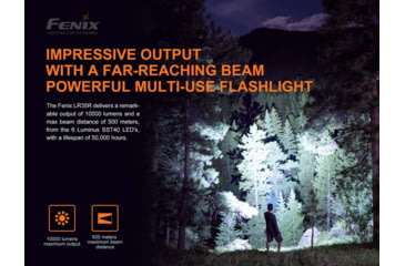 Image of Fenix LR 35 Flashlight, LR35RSBK