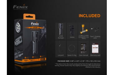 Image of Fenix LR 35 Flashlight, LR35RSBK