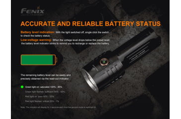 Image of Fenix LR 35 Flashlight, LR35RSBK