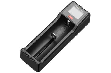Image of Fenix Micro USB Li-ion/Ni-Cd/Ni-MH Smart Charger, Single Channel, 2000 mA max Charge Current, Black, ARE-D1