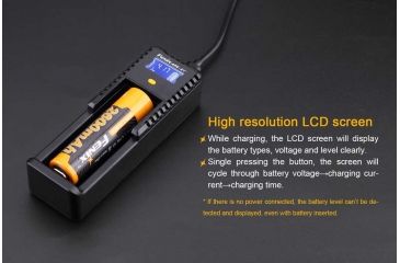 Image of Fenix Multi-Sized Battery Charger, Black ARE-X1-P