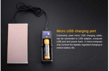 Image of Fenix Multi-Sized Battery Charger, Black ARE-X1-P