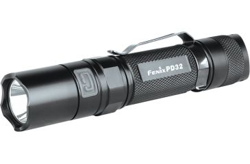 Image of Fenix PD32 LED Flashlight w/ 315 Lumen CREE XP-G R5 LED, Uses 2xCR123A or 1x18650, Black FENIX-PD32
