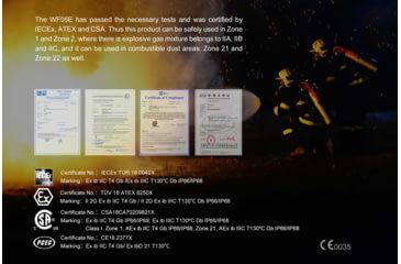 Image of Fenix WF05 E Intrinsically Safe Flashlight, WF05ISBK