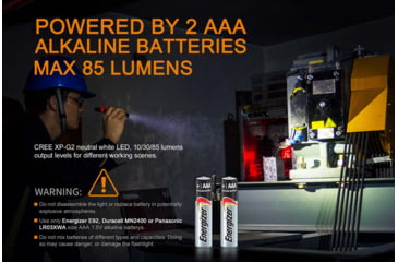 Image of Fenix WF05 E Intrinsically Safe Flashlight, WF05ISBK