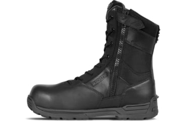 Image of First Tactical 8in Safety Toe Side-Zip Duty Boots - Mens, Black, 10 US/Regular, 165923-019-10-R