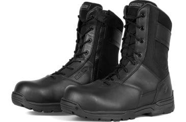 Image of First Tactical 8in Safety Toe Side-Zip Duty Boots - Mens, Black, 10 US/Regular, 165923-019-10-R