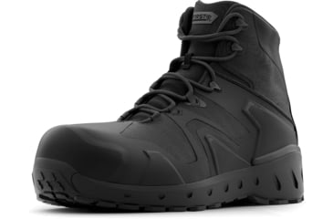 Image of First Tactical AERO-TAC 5in Safety Toe Side-Zip Mid Tactical Boots - Mens, Black, 4 US/Regular, 165931-019-4-R
