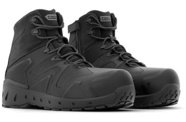 Image of First Tactical AERO-TAC 5in Safety Toe Side-Zip Mid Tactical Boots - Mens, Black, 4 US/Regular, 165931-019-4-R
