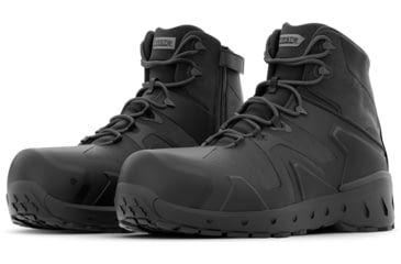 Image of First Tactical AERO-TAC 5in Safety Toe Side-Zip Mid Tactical Boots - Mens, Black, 4 US/Regular, 165931-019-4-R