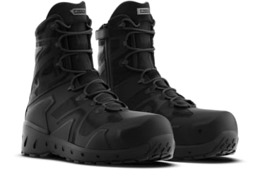 Image of First Tactical AERO-TAC 8in Safety Toe Side-Zip Tactical Boots - Mens, Wide, Black, 15, 165926-19-15 W