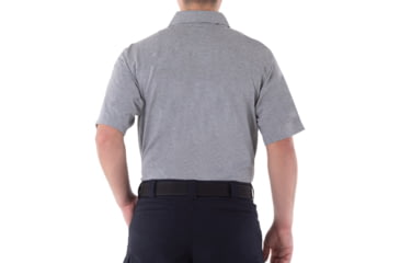 Image of First Tactical Cotton Short Sleeve Polo - Mens, Heather Grey, 5XL, 112508-016-5XL