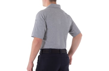 Image of First Tactical Cotton Short Sleeve Polo - Mens, Heather Grey, 5XL, 112508-016-5XL