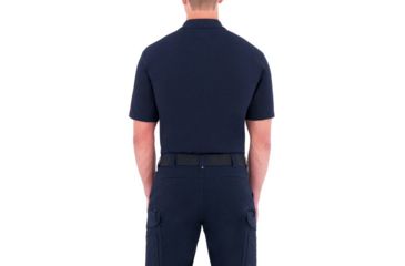 Image of First Tactical Mens Cotton S/S Polo, Midnight Navy, 4XL Regular 112505-729-4XL-R