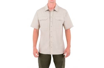 Image of First Tactical Mens Spclst Tctcl S/S Shirt, Khaki, XXL Regular 112003-055-XXL-R