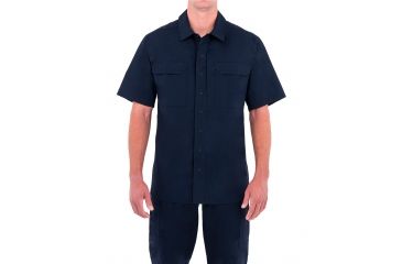 Image of First Tactical Mens Spclst Tctcl S/S Shirt, Midnight Navy, 3XL Regular 112003-729-3XL-R