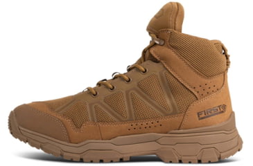 Image of First Tactical Operator Mid 5in Boots - Mens, Coyote Brown, 15, Wide, 165061-060-15-W