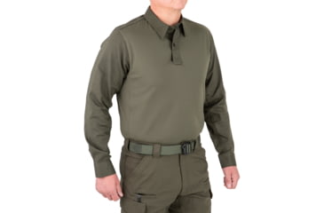 Image of First Tactical V2 PRO Performance Shirt - Mens, OD Green, Large, R, 111015-830-L-R