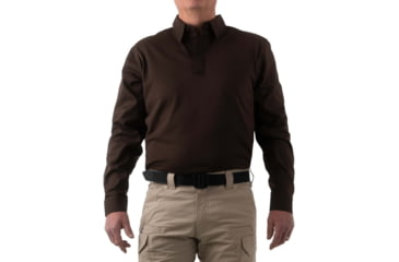 Image of First Tactical V2 PRO Performance Shirt, Regular Fit - Mens, Kodiak Brown, Extra Small, 111015-182-XS-R