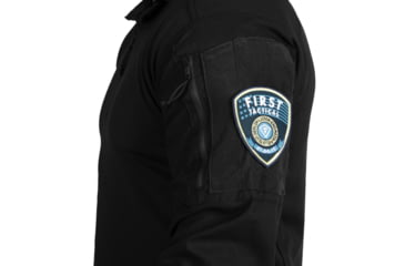 Image of First Tactical V2 Responder Long Sleeve Shirt - Mens, Regular, Black, Large, 111031-019-L-R