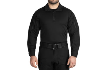 Image of First Tactical V2 Responder Long Sleeve Shirt - Mens, Regular, Black, Large, 111031-019-L-R