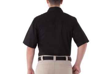 Image of First Tactical V2 Tactical Short Sleeve Shirt - Mens, Black, Large, R, 112007-019-L-R