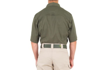 Image of First Tactical V2 Tactical Short Sleeve Shirt - Mens, Ranger Green, Large, R, 112007-610-L-R