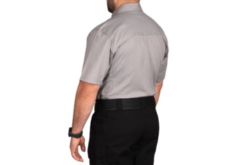 Image of First Tactical V2 Tactical Short Sleeve Shirt - Mens, Regular, Nickel Gray, Extra Large, 112007-083-XL-R