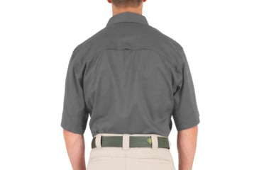 Image of First Tactical V2 Tactical Short Sleeve Shirt - Mens, Wolf Grey, Extra Large, R, 112007-036-XL-R