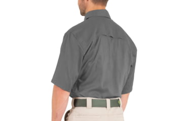 Image of First Tactical V2 Tactical Short Sleeve Shirt - Mens, Wolf Grey, Extra Large, R, 112007-036-XL-R