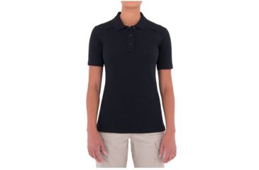 Image of First Tactical Womens Cotton S/S Polo, Black, XXL Regular 122505-019-XXL-R
