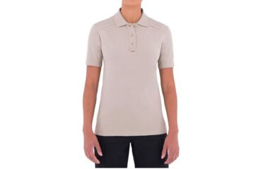 Image of First Tactical Womens Cotton S/S Polo, Khaki, XXL Regular 122505-055-XXL-R
