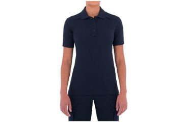 Image of First Tactical Womens Cotton S/S Polo, Midnight Navy, XXL Regular 122505-729-XXL-R