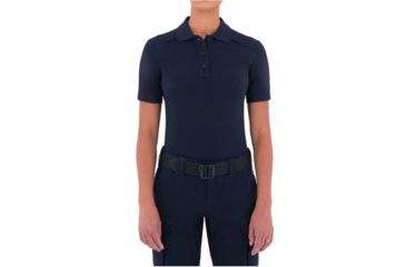 Image of First Tactical Womens Cotton S/S Polo, Midnight Navy, XXL Regular 122505-729-XXL-R