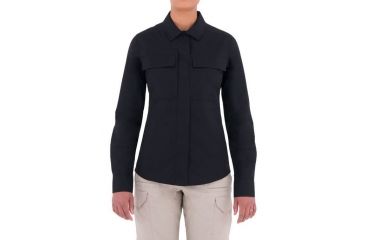 Image of First Tactical Womens Specialst Bdu Ls Shrt, Black, Extra Small Regular 121002-019-XS-R