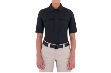 Image of First Tactical Womens Specialst Bdu Ss Shrt, Black, Extra Small Regular 122005-019-XS-R